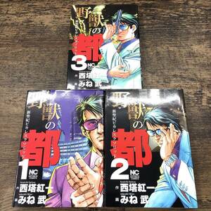 G-8456■全巻■野獣の都 全3巻セット 新聖紀ピカレスクソリッド (コミックス 漫画）■西塔紅一/作 みね武/画■日本文芸社■平成16年発行～