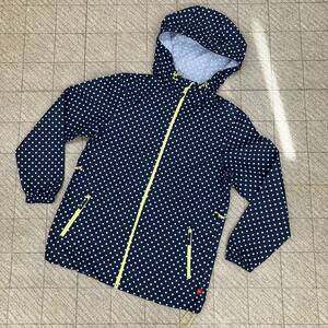 4419■Alpine DESIGN アルパインデザイン■ナイロンジャケット■レディース Sサイズ■ネイビー ドット■マウンテン/アウトドア/パーカー