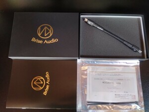 Brise Audio ACCURATE USB TYPE C to C オーディオ 向け USB ケーブル/briseaudio DAC DAP AMP