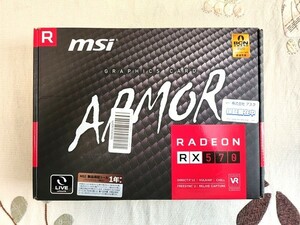 MSIのビデオカード「Radeon RX570 ARMOR 8G」の極上中古品です！