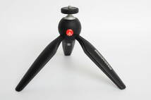 1円～　Manfrotto ミニ三脚 PIXI カメラ用 マンフロット コンパクトカメラ ボール雲台 動画撮影用グリップ 耐荷重1kg 自重190g MTPIXI-B_画像1