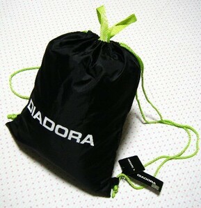  Diadora DIADORA TENNIS multi napsak* laundry bag * tote bag black color size 37.×45.×3. pouch type regular price 1,100 jpy 