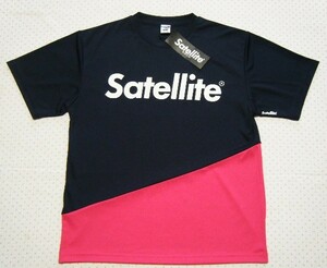  satellite Satellite B.W.D.M. badminton for high performance game shirt * print T-shirt navy blue series size XL. water speed ./ ventilation function regular price 5390 jpy 