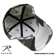 ROTHCO 新品 ベースボールキャップ (シティカモ) 無地 プロファイルキャップ 深め CAP 野球帽 帽子 フリーサイズ メンズ レディース_画像5
