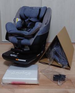 [ прекрасный товар ] [ коробка есть ] Aprica APRICA ISOFIXkru сирень AC поворотный стул type новорожденный ~ темно-синий NV