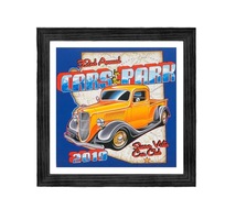 ポスター イベント HOTROD アメリカン雑貨 ハーレー FORD ムーンアイズ アメ車 ガレージ 旧車 トラック インテリア PAC85_画像1