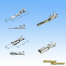 住友電装 110型 MTW 3極 カプラー・端子セット 緑色_画像4