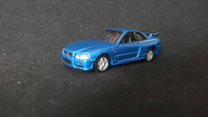 トミカリミテッド 日産 スカイライン R34 GT-R V－スペック ルース ブルー