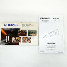○DREMEL ドレメル バッテリー式 ロータリーツール　Model800 ケース付き 研磨 電動工具_画像8