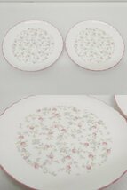 ♯ ノリタケ キューティーローズ カップ＆ソーサー ケーキ皿 2客セット!! Noritake ペア ティーカップ 小花柄 薔薇 白 ピンク 陶磁器_画像8