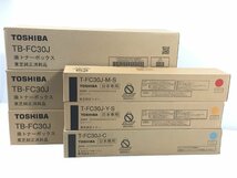 TOSHIBA 　東芝純正トナー×3/T-FC30J　　廃トナーBOX×3/TB-FC30J　　　未開封/未使用品　　TK12.036　/01_画像1