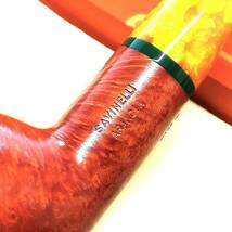 パイプ 喫煙具 SAVINELLI アランシア 320 サビネリ オレンジ おしゃれ イタリア製 パイプ本体 たばこ タバコ 9ミリフィルター_画像3