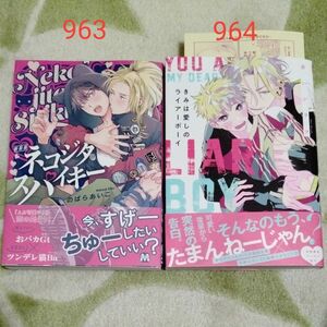 BL漫画2冊売り　ネコジタスパイキー　のばらあいこ　かみは愛しのライアーボーイ　赤いシラフ　