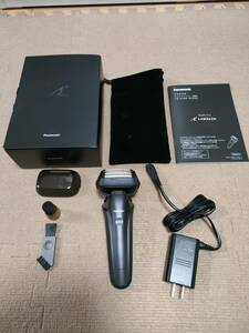 中古品　充電式シェーバー メンズシェーバー 6枚刃 ラムダッシュAI Panasonic クラフトブラック お風呂でも剃れるタイプ ES-LS5A-K　