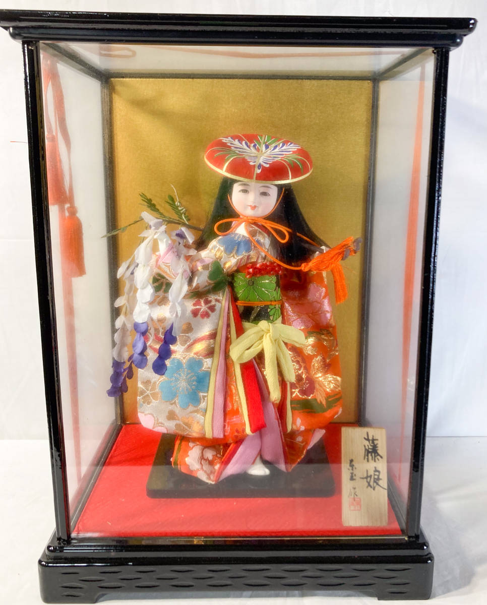 Dance Doll Azuma Fujimusume Hina Doll Hina Doll Case Decoration No. 5 Best Interior Antique Vintage Japanese Ornament Traditional Craft Craft [1225.17], season, Annual event, Doll's Festival, Hina doll