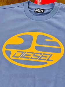 DIESEL 新品未使用　Lサイズ　スウェット　トレーナー　カットソー　長袖　ブルーグレー　ディーゼル