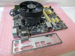 【中古マザーボード CPU メモリー他付】 ASUS B85M-G/Micro ATX/intel Core i7 4770/PC3-12800U 8GBx4枚 32GB/動作確認済
