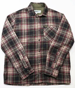 BLUCO work garment (ブルコ ワークガーメント) Check Work Shirt / チェック ワークシャツ 美品 ブラック × ベージュ size S