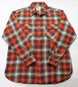 Levi's (リーバイス) Check Flannel Shirt / チェック フランネルシャツ Lot 60500-7248 美品 レッド size L