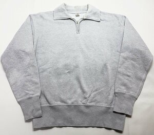 McCOY SPORTS WEAR (マッコイスポーツウエア) Half Zip Sweat / ハーフジップスウェット グレー size 36(S) / リアルマッコイズ