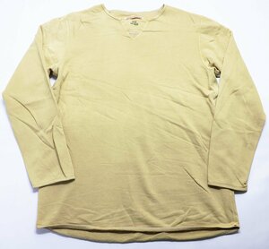 Two Moon (トゥームーン) WAR PAINT / V-NECK SWEAT / Vネック プルオーバースウェット Lot 30228 マスタード size 44/46(XL)