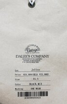 DALEE'S&Co (ダリーズアンドコー) Jelico...20s Jelico shirt / ジェリコシャツ 未使用品 BLACK MIX size 15.5(M) / デラックスウエア_画像7