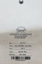 DALEE'S&Co (ダリーズアンドコー) Jelico...20s Jelico shirt / ジェリコシャツ 未使用品 BLACK MIX size 16.5(L) / デラックスウエア_画像7