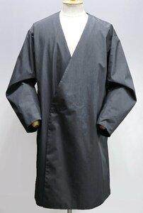 ADAM ET ROPE' (アダムエロペ) Penfabric No Collar Coat / ペンファブリック ノーカラーコート 極美品 チャコール size M / 防水シェル