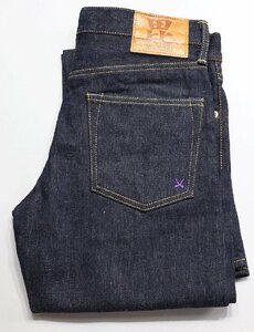 MARUNI JEANS (マルニジーンズ) 毘沙門天 BI-292-ZIPPER / 16.5oz天然藍デニム ファスナーモデル レギュラーストレート 未使用品 w29