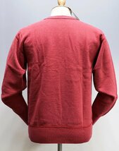 Deluxeware (デラックスウエア) S101-00...FLAT SEAM PLAIN / クルーネックスウェット 未使用品 DS.RED size M / プレーン / 無地 /レッド_画像3