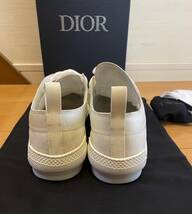 美品□DIOR/ディオール オム オブリーク テクニカルファブリック クリアラバー ロートップ スニーカー 41 伊製 箱付_画像4