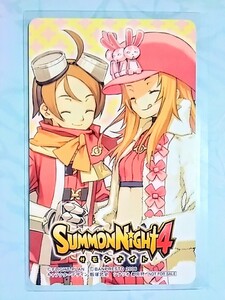 FLIGHT-PLAN　SUMMON NIGHT 4　サモンナイト４　ラオックス特典　テレカ