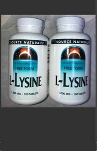 匿名配送！送料無料！追跡可！発送補償！L-Lysine 期限は２０２7年以降の長い物ソースナチュラルズ社　　L－リジン1000ｍｇ１００粒×2