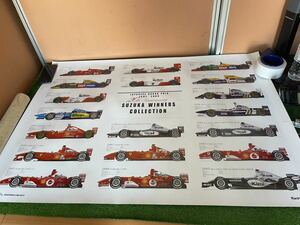 F1 ポスター 大型額入り 1987-2005 SUZUKA WINNERS COLLECTION 鈴鹿サーキット限定販売