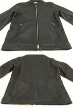 127B B:MING By BEAMS シングルレザーライダース ジャケット JACKET 羊革【中古】_画像4