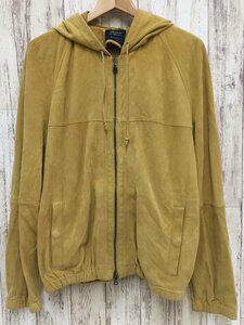 130A EMMETI エンメティ スウェード レザー フード ジャケット JACKET【中古】