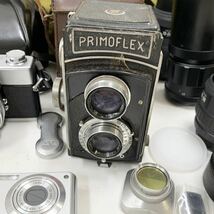 FN10537Q【売り切り!】Nikon MINOLTA PENTAX PRIMOFLEX フィルム カメラ デジタルカメラ レンズ ストロボ まとめ売り _画像5