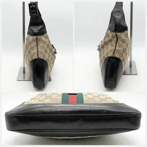 FN10502K【1000円スタート!!】GUCCI グッチ ジャッキー GG柄 GGキャンバス ハンドバッグ【早い者勝ち!!】_画像4