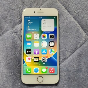 au Apple iPhone8 64G シルバー　中古　simフリー ネットワーク利用制限なし　