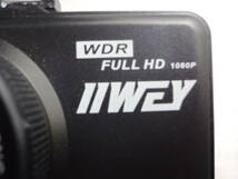 16AD7690 IIWEY ドライブレコーダー 前後カメラ バックカメラ、 micro SD 付 1080PフルHD 動作確認済み_画像6