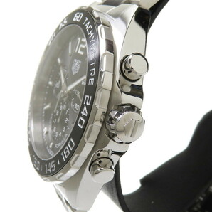 TAG HEUER/タグホイヤー CAZ1011 フォーミュラ１ クロノグラフ 腕時計 ステンレススチール クオーツ グレー メンズの画像2