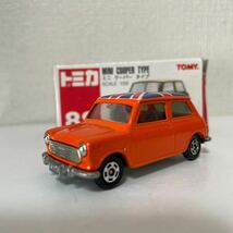 ☆トミカ No.88ミニクーパー タイプ ☆ MINI COOPER TYPE 1979 オレンジ ユニオンジャック ☆中国製 外箱難 No.F8_画像1