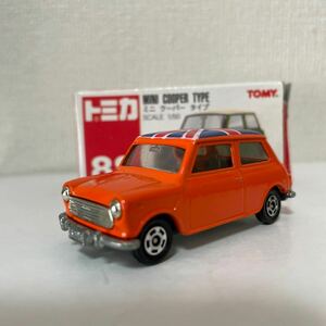 ☆トミカ No.88ミニクーパー タイプ ☆ MINI COOPER TYPE 1979 オレンジ ユニオンジャック ☆中国製 外箱難 No.F8