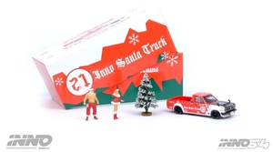 即決！ INNO Models イノモデル 1/64 Nissan サニートラック ハコトラ 21 Inno Santa Truck 2021 X`Mas Special Edtion 新品・未開封品