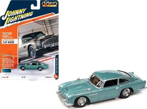 Johnny Lightning 1/64 アストン マーティン DB5 1966 ブルー Classic Gold Aston Martin ミニカー