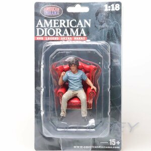 アメリカン ジオラマ 1/18 RWB 中井啓 + ソファチェア ラウヴェルト American Diorama Figure Akira Nakai #1 フィギュア