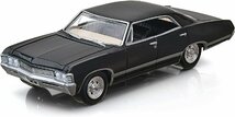 グリーンライト 1/64 シボレー インパラ スポーツセダン 1967 ブラック Greenlight Chevrolet Impala Tuxedo Black ミニカー_画像2