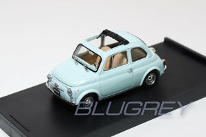 ブルム 1/43 フィアット 500F 1965 ライトブルー オープンルーフ チンクエチェント BRUMM FIAT 500F APERTA AZZURRO ACQUAMARINA