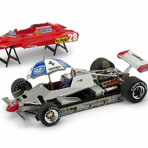 ブルム 1/43 フェラーリ 126C2 #28 ディディエ ピローニ フィギア付き 1982 モナコGP BRUMM FERRARI Didier Pironi 限定250台の画像3