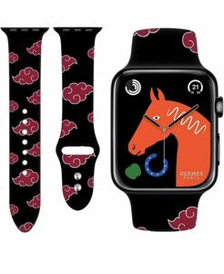 Apple Watchバンド42/44/45/49mmアップルウオッチバンド　シリコン柔らかい　男女兼用